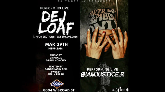 Justice R. and Dej Loaf at Cities March 29th